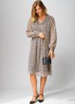 Платье LAIKONY 053 серо- бежевый