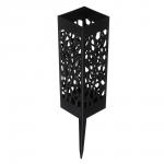 Вазон ритуальный с колышком тм INBLOOM, 6х28 см, пластик