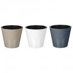 Горшок для цветов "Rosemary" D200мм, 4л с дренажной вставкой, микс цветов