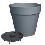 Горшок для цветов "Tarragon" D280мм, 10л со вставкой, серый