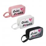 Косметичка банная с боковой ручкой тм ЮL Girl Power, ПУ, ПВХ, 21,5х12,5х8, 3 цвета