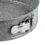 SATOSHI Буко Форма для выпечки круглая разъемная, угл.сталь, 24х6,5см, антиприг. покрытие "Мрамор"