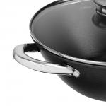 SATOSHI Казан чугун,26см,3л,антипр.покр,решетка,стекл.крыш,нейлон.лопатка,бамб.палочки,индукция