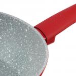 SATOSHI Верден Сотейник литой d=24см, антипригарное покрытие мрамор, индукция