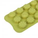 VETTA Форма силиконовая для шоколада и льда 15 ячеек, 21x10x1,6см "Шоколадка", 3 цвета