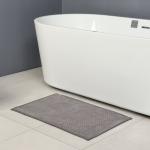 Коврик для ванной и туалета SAVANNA, полиэстер, 80?50 см, серый