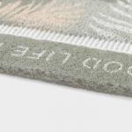 Коврик для дома LaDо?m, овал, 40?60 см, зелёный