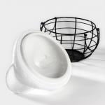 Ёмкость керамическая для хранения Доляна «Курочка», 22?20.5 см, белая