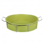 VETTA Форма силиконовая 25x6см, круглая на мет.подставке, 3 цвета