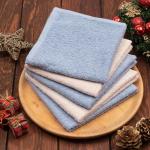 Набор махровых полотенец Этель «Уюта и тепла» 30?30 см -5 шт., 100% хл, 340 г/м?