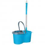 Набор для уборки с отжимом и смен.насадкой тм VETTA, доп.насадка d22см, ведро 11,8л, пласт., металл