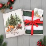 Полотенца махровые «Этель. Лесные жители» 30?30 см - 5 шт., 100% хлопок, 340 г/м?