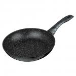 SATOSHI Карбон Сковорода литая d 24 см, антипригарное покрытие Мрамор, индукция