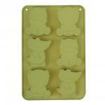 VETTA Форма для выпечки 6 ячеек 23,5х16х2см "Зверята", силикон, 3 цвета