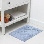 Коврик для дома Доляна «Нежность», 40?60 см, голубой