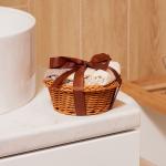 Полотенца декоративные «Этель» Stay Beautiful, 30?30 шт. - 4 шт., хлопок 100%, коричневые