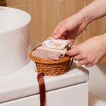 Полотенца декоративные «Этель» Stay Beautiful, 30?30 шт. - 4 шт., хлопок 100%, коричневые