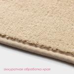 Коврик для дома Доляна «Софт», 50?80 см, бежевый
