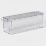Контейнер для холодильника с крышкой IDEA, 10?30?10 см, пластик, прозрачный