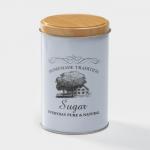 Банка для сахара «Дом и поле», 12?7.5?7.5 см, белая
