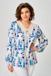 Блуза Svetlana Style 2304 голубой принт