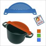 Крышка-сито 28х10,5см , 3 цв (12шт) (76.5)