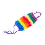 Мочалка для тела двойная КРАТНО 10шт, цена за 1шт