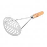 Картофелемялка хром дерев.ручка (240 шт) (КХ-1029)