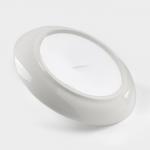 Блюдо «Зайка в золотом», d=20.5 см, доломит, белое