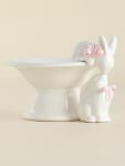 Конфетница SL Home «Лесные кролики», 160 мл, 18?15?13 см, фарфор, белая