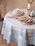 Скатерть «Этель. Пасхальные Тильды», d=148 см, саржа, хлопок, 190 г/м?