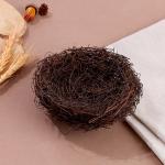 Гнездо из природных материалов для декора, 13?13?6.5 см