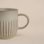 Набор кружек фарфоровых SL Home «Монти», 400 мл, серый