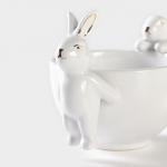 Салатник Доляна «Зайка в золотом», 240 мл, 15.5?10?10 см