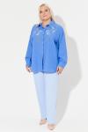 Блузка женская 08140P (Голубой)
