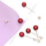 Брошь-игла 5,8 см (10 шт) SF-8105, красный