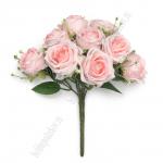 Букет декоративный 31 см "Розы" (SF-8126) розовый