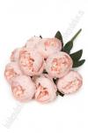 Букет декоративный 42 см "Пионы" (SF-8124) розовый персик