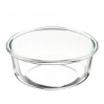 VETTA Контейнер для продуктов на защелках 600мл круглый, жаропрочное стекло