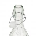 Бутылка для воды с пробкой 8x30см 1000мл, стекло, пластик