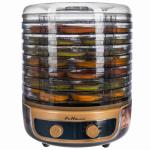 Сушилка для овощей 3в1 с функциями приготовления йогурта и десертов Pullman PL-2280 черно-золот.8 то