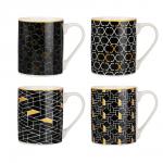 MILLIMI Кружка Калейдоскоп, 370мл, фарфор, 4 дизайна