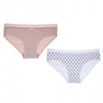 GALANTE Трусы-слипы для девочек 2шт, р.146-152, 95%хлопок, 5%спандекс, разноцветный, НБ25-22