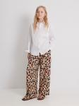 Брюки детские для девочек Amat2_pn леопардовый принт