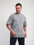 М460 Футболка оверсайз футер (серый винтаж)