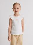 Блузка-топ детская для девочек Rosio белый