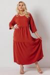 Платье  5872/127/Терракотовый