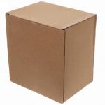 Банка для продуктов стеклянная 1800мл "Хай-Тек" с бамбуковой крышкой, бочонок