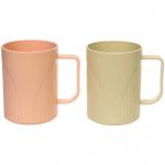 Кружка пластиковая 500мл Стиль, микс цветов