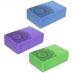 Блок для йоги "Лотос", микс